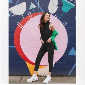 Smash And Tess Black Sleeveless Jumpsuit